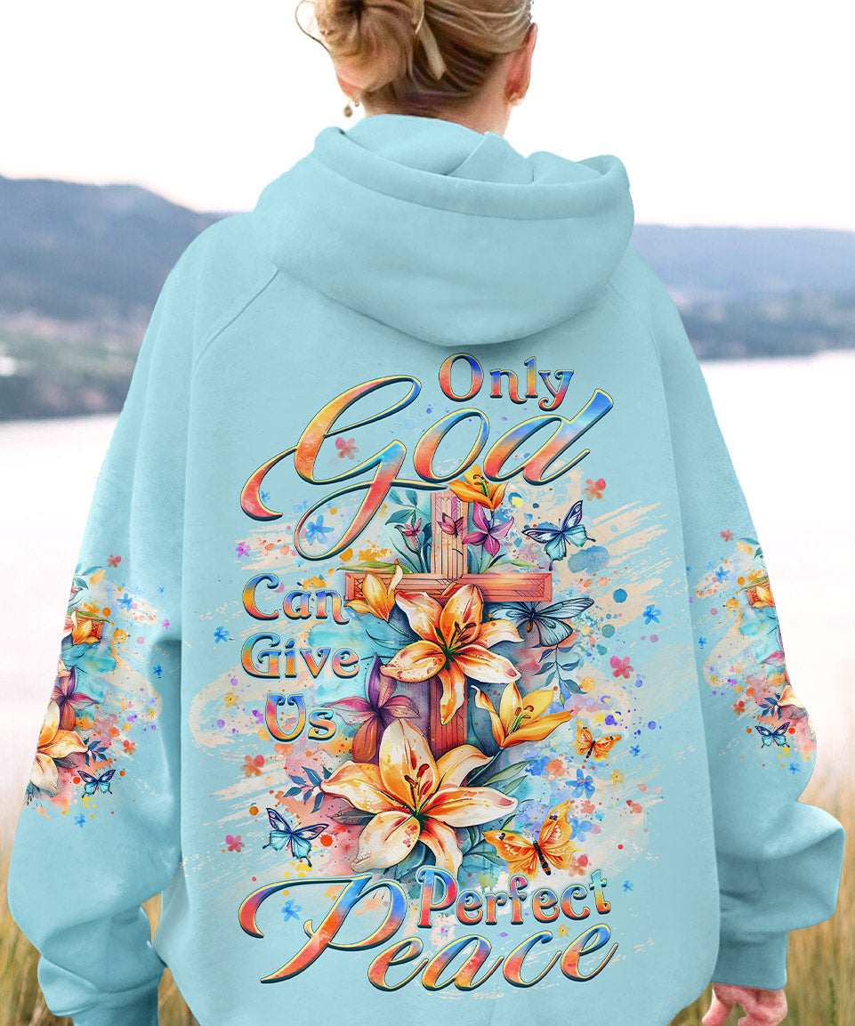 Only God Can Give Us Perfect Peace Women's All Over Print Shirt - Yhlt2602241, easychoo.com