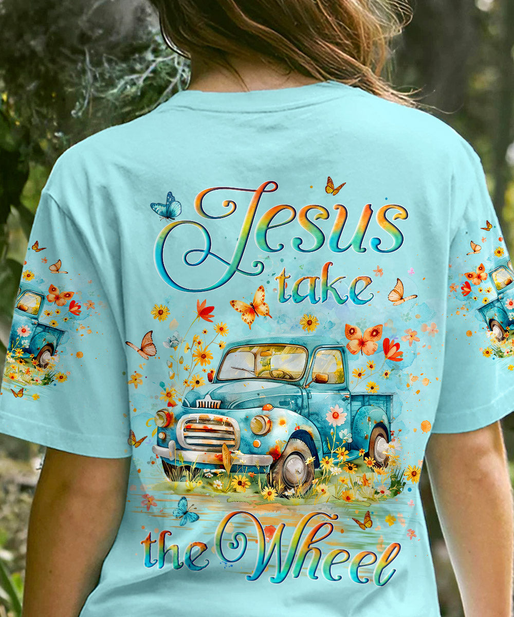 Jesus Take The Wheel Women's All Over Print Shirt - Yhlt0104243, easychoo.com
