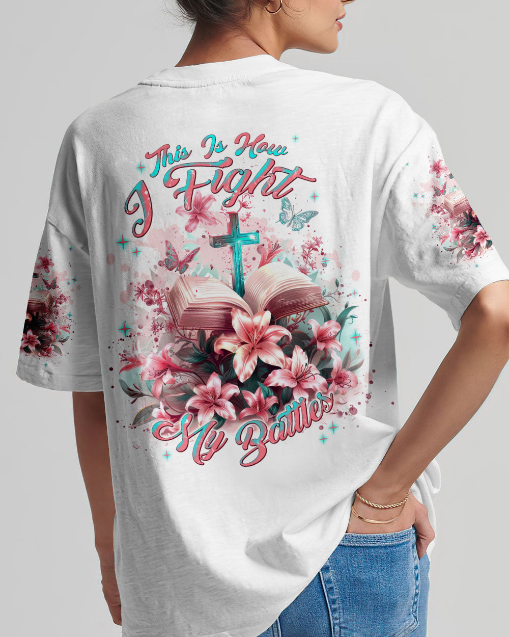 This Is How I Fight My Battles Women's All Over Print Shirt - Tlnt0304244, easychoo.com
