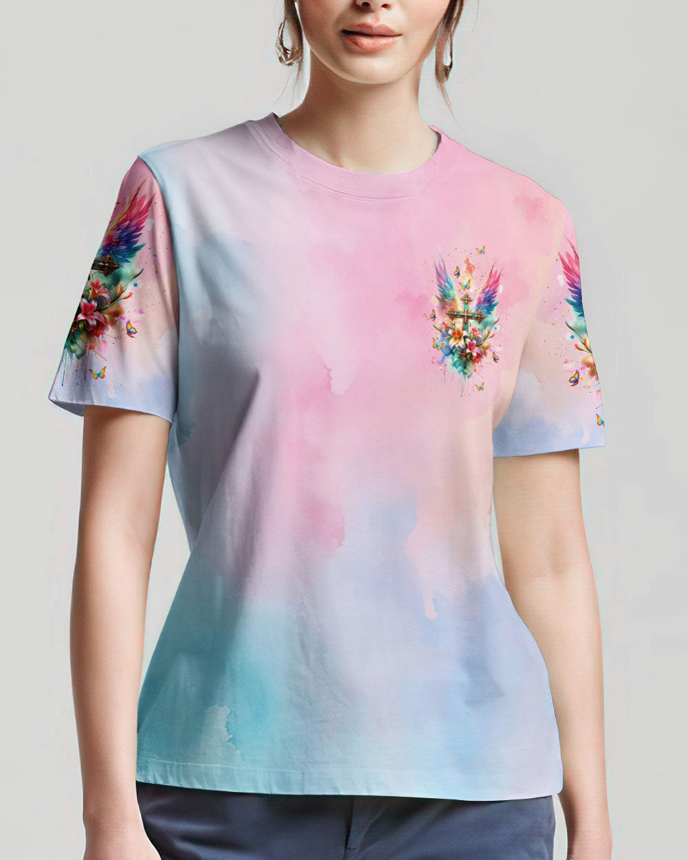 With God All Things Are Possible Women's All Over Print Shirt - Tlnt1511233, easychoo.com