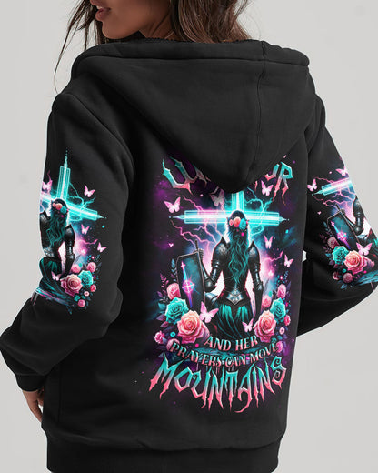 Prayers Can Move Mountains Warrior Women's All Over Print Shirt - Tlnz1812233, easychoo.com