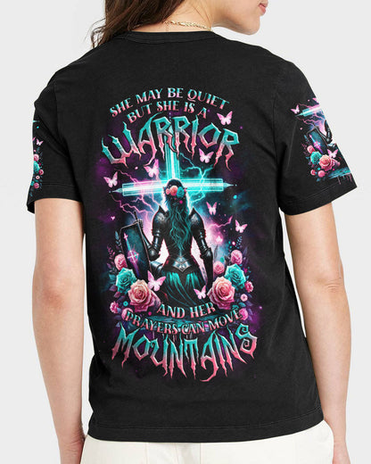 Prayers Can Move Mountains Warrior Women's All Over Print Shirt - Tlnz1812233, easychoo.com