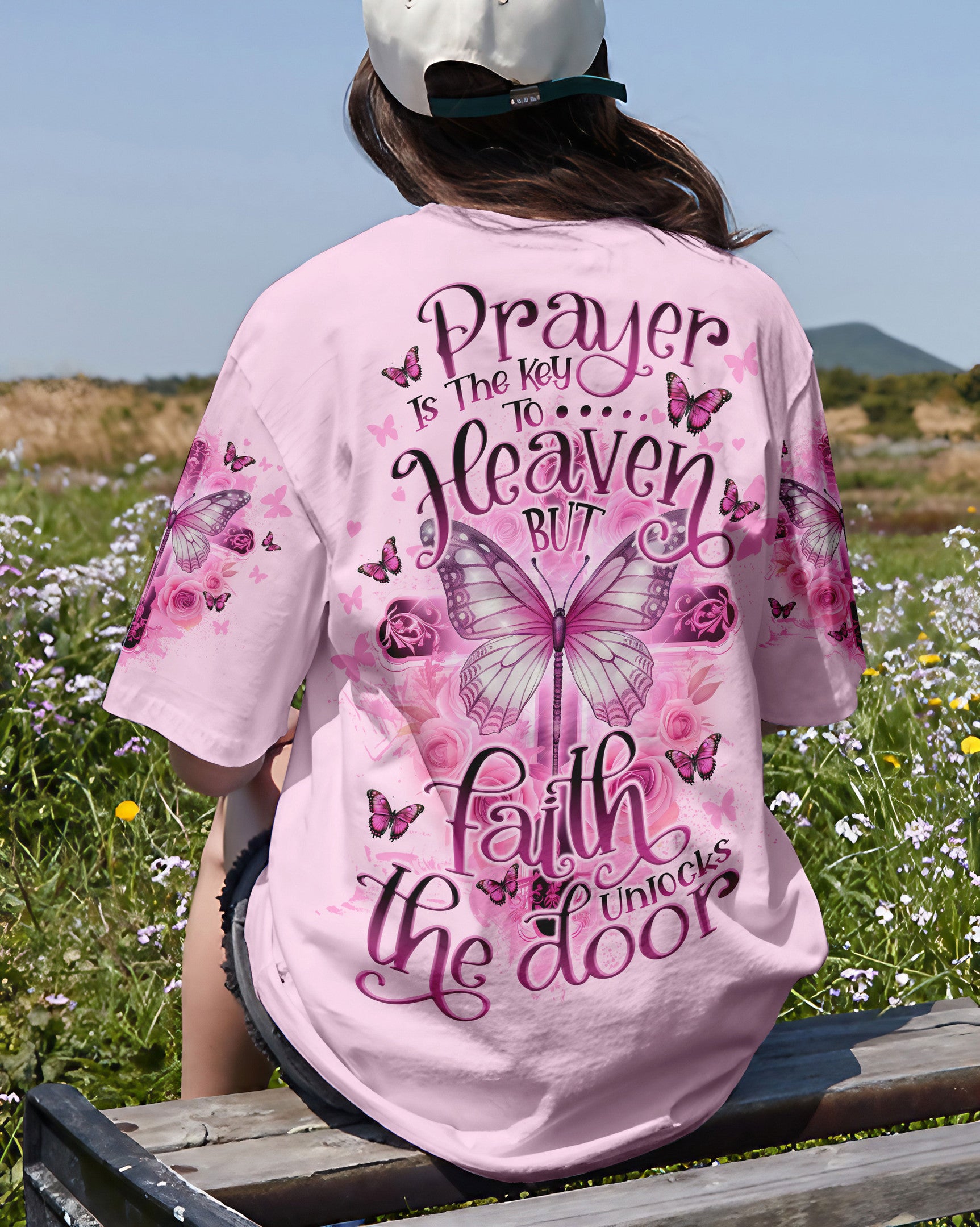 Faith Unlocks The Door Women's All Over Print Shirt - Tlno1407238, easychoo.com