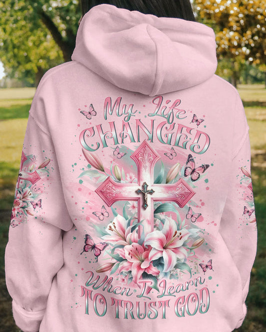 My Life Changed When I Learned To Trust God Women's All Over Print Shirt - Yhln1801243, easychoo.com