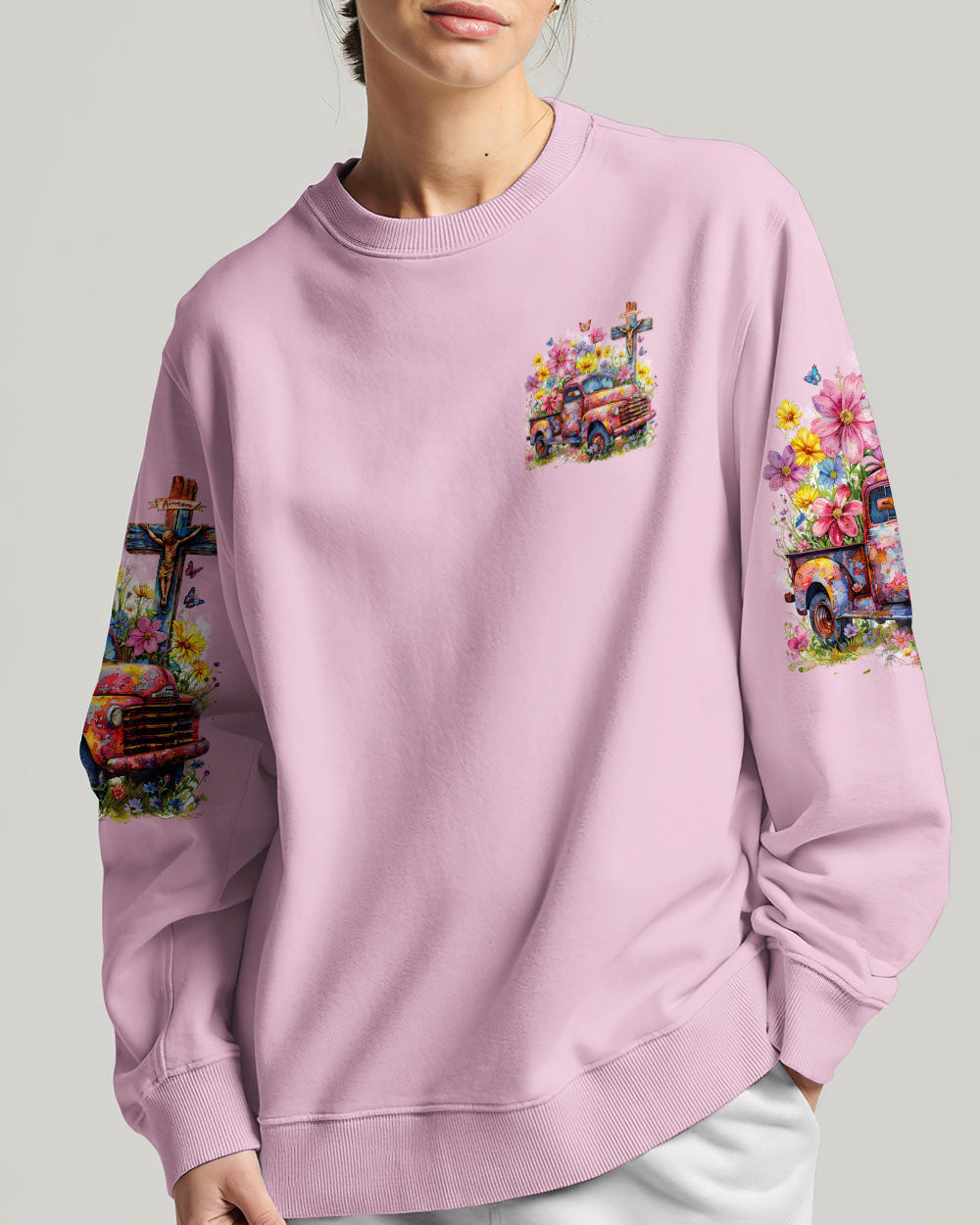 Jesus Take The Wheel Women's All Over Print Shirt - Tltw2002244, easychoo.com