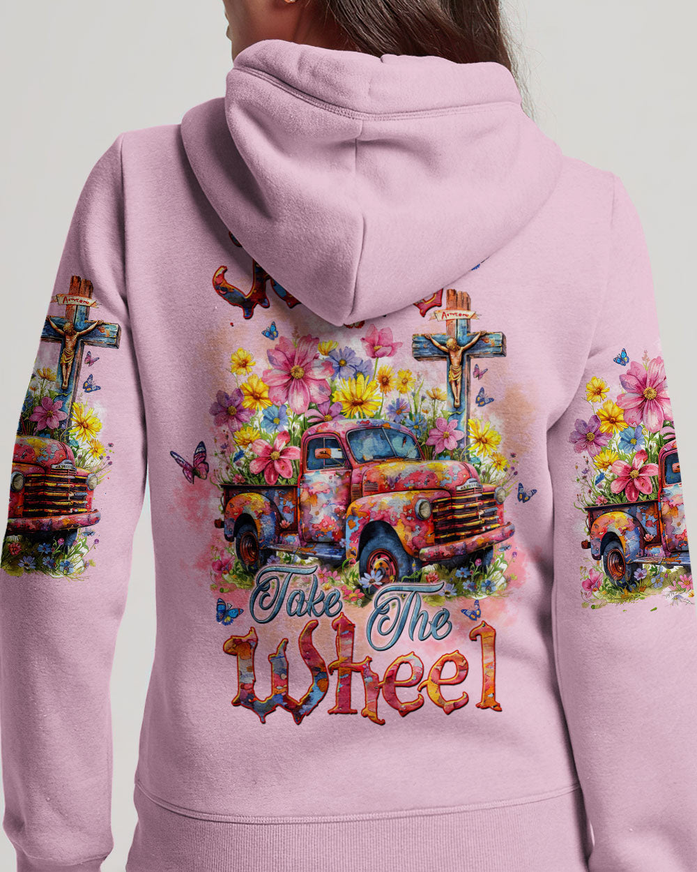 Jesus Take The Wheel Women's All Over Print Shirt - Tltw2002244, easychoo.com