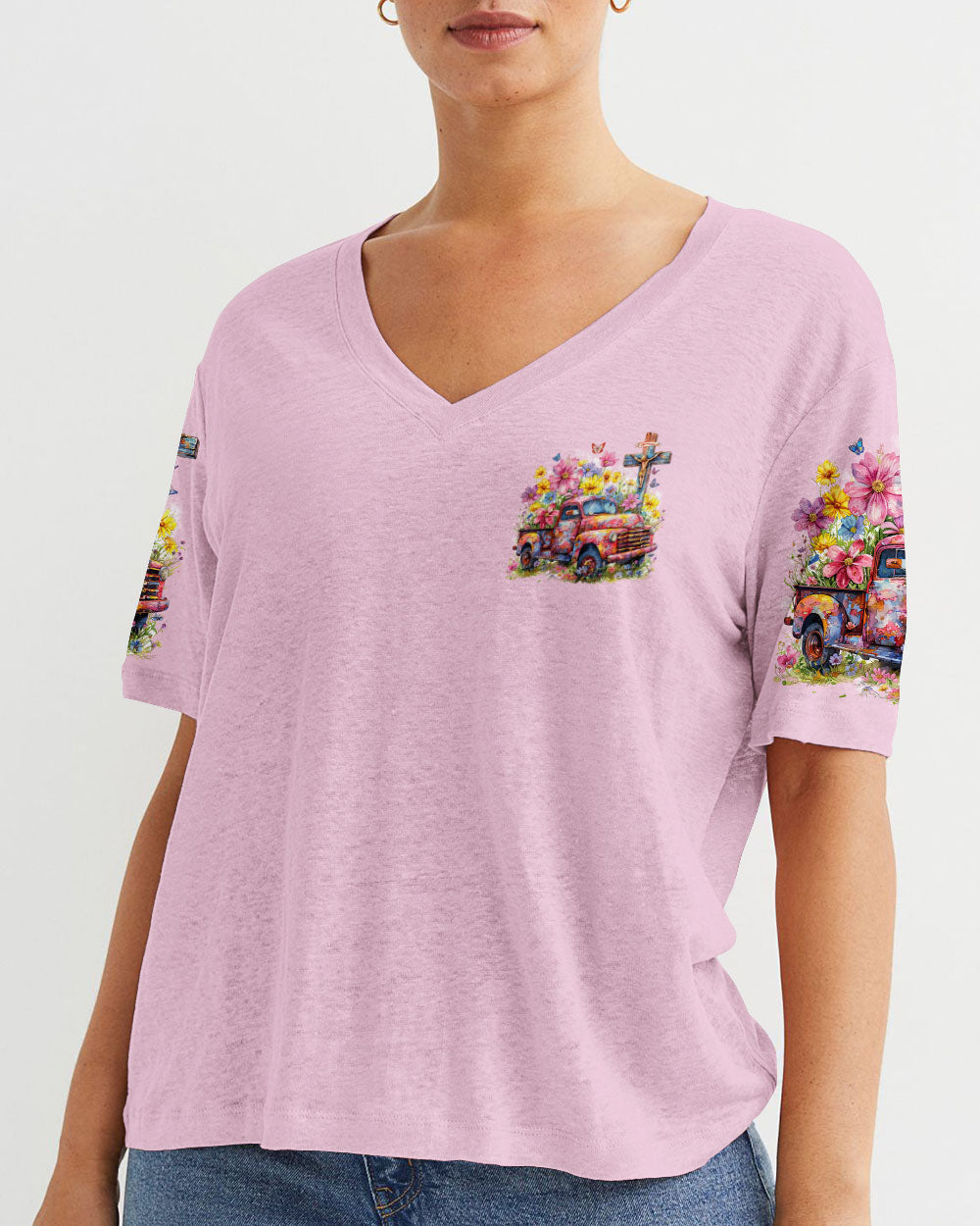 Jesus Take The Wheel Women's All Over Print Shirt - Tltw2002244, easychoo.com