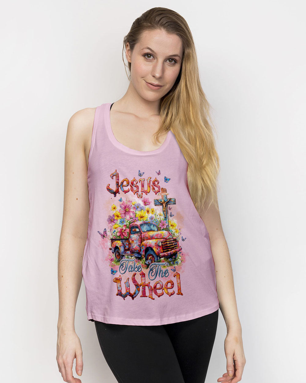 Jesus Take The Wheel Women's All Over Print Shirt - Tltw2002244, easychoo.com