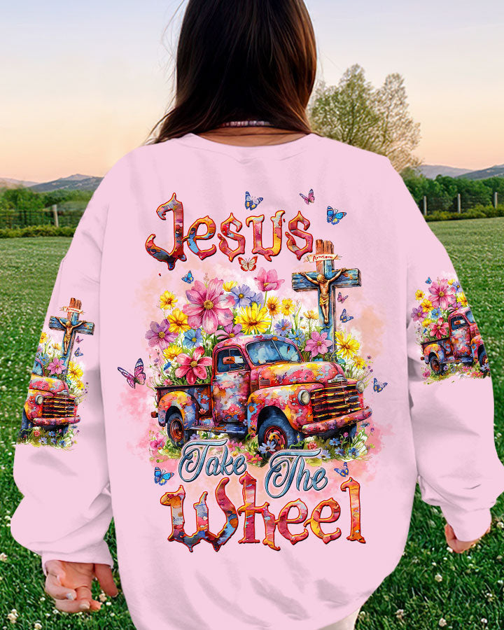 Jesus Take The Wheel Women's All Over Print Shirt - Tltw2002244, easychoo.com
