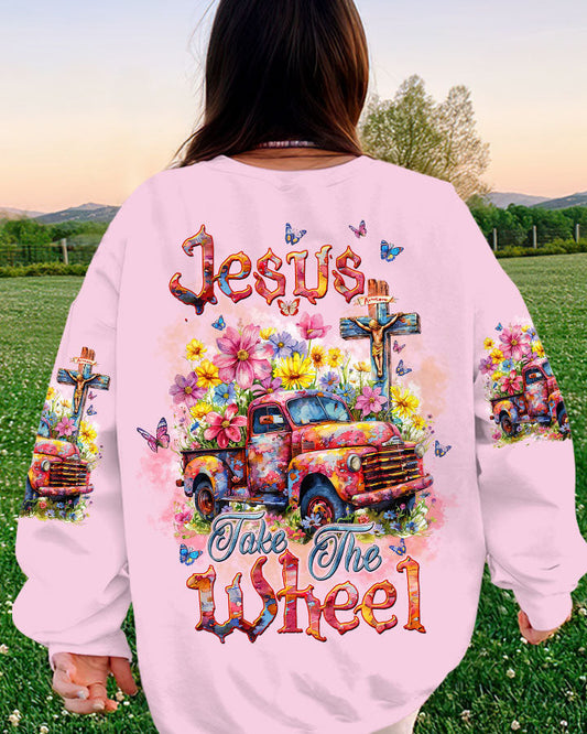 Jesus Take The Wheel Women's All Over Print Shirt - Tltw2002244, easychoo.com