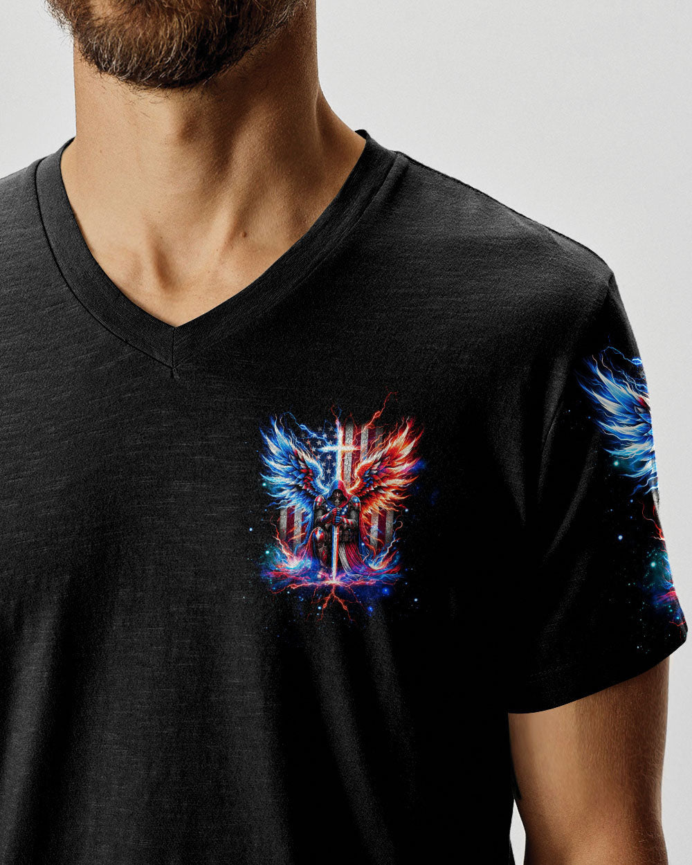 He Who Kneels Before God Warrior Men's All Over Print Shirt - Tltw1605245, easychoo.com