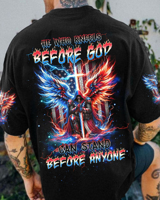He Who Kneels Before God Warrior Men's All Over Print Shirt - Tltw1605245, easychoo.com