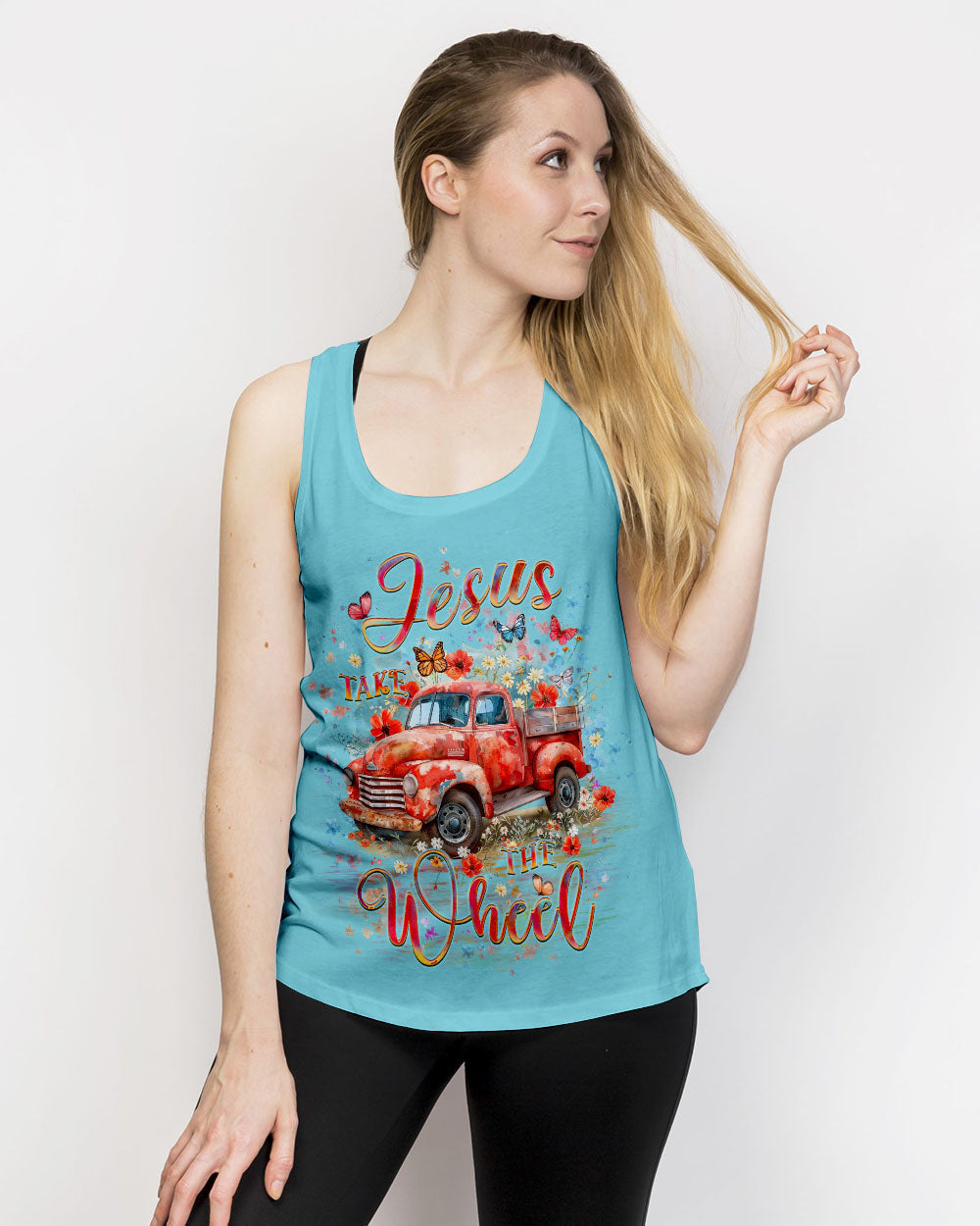 Jesus Take The Wheel Women's All Over Print Shirt - Yhlt0706242, easychoo.com