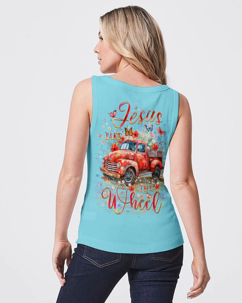Jesus Take The Wheel Women's All Over Print Shirt - Yhlt0706242, easychoo.com