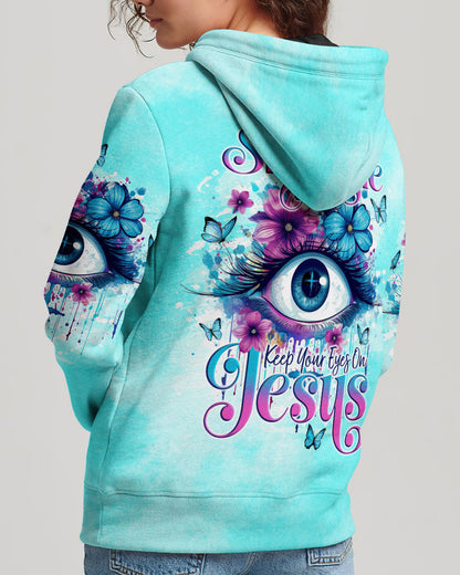 Keep Your Eyes On Jesus Women's All Over Print Shirt - Tlno1110234, easychoo.com