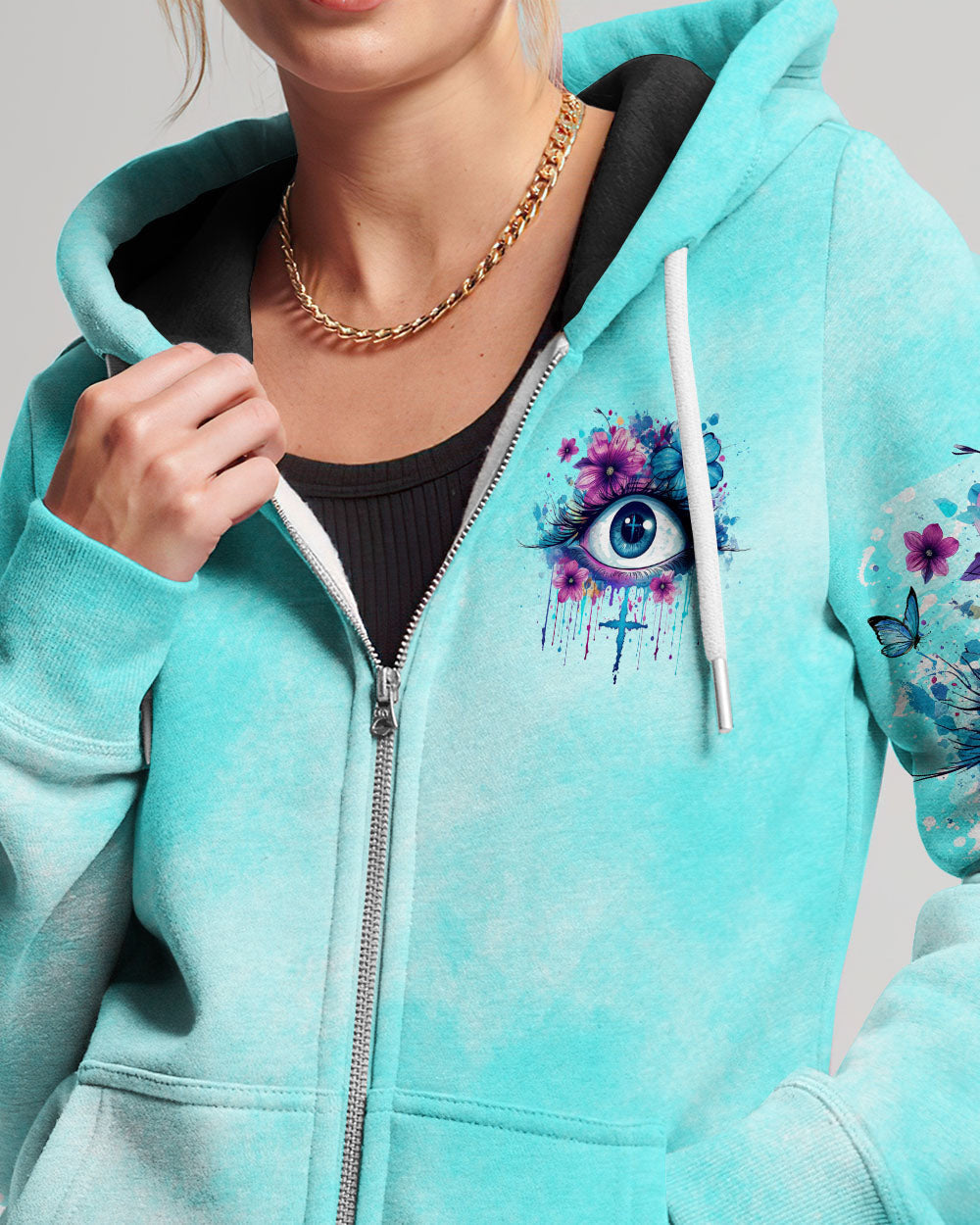 Keep Your Eyes On Jesus Women's All Over Print Shirt - Tlno1110234, easychoo.com