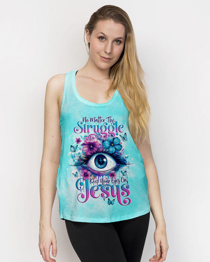 Keep Your Eyes On Jesus Women's All Over Print Shirt - Tlno1110234, easychoo.com