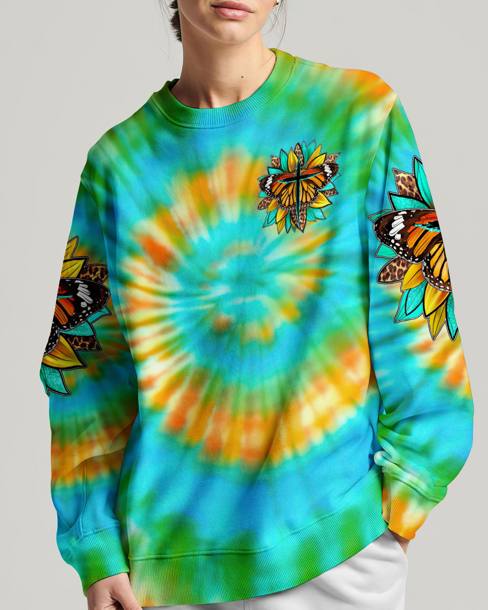 Y'all Need Jesus Tie Dye Women's All Over Print Shirt - Tytd1007235, easychoo.com