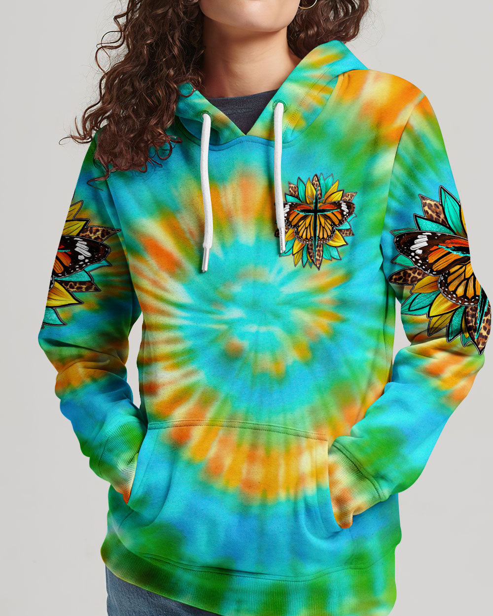 Y'all Need Jesus Tie Dye Women's All Over Print Shirt - Tytd1007235, easychoo.com