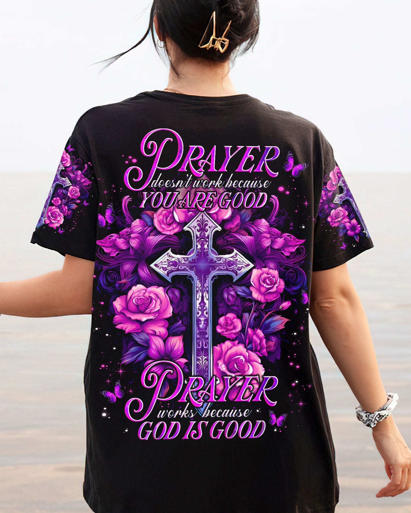 God Is Good Women's All Over Print Shirt - Tlno0408231, easychoo.com