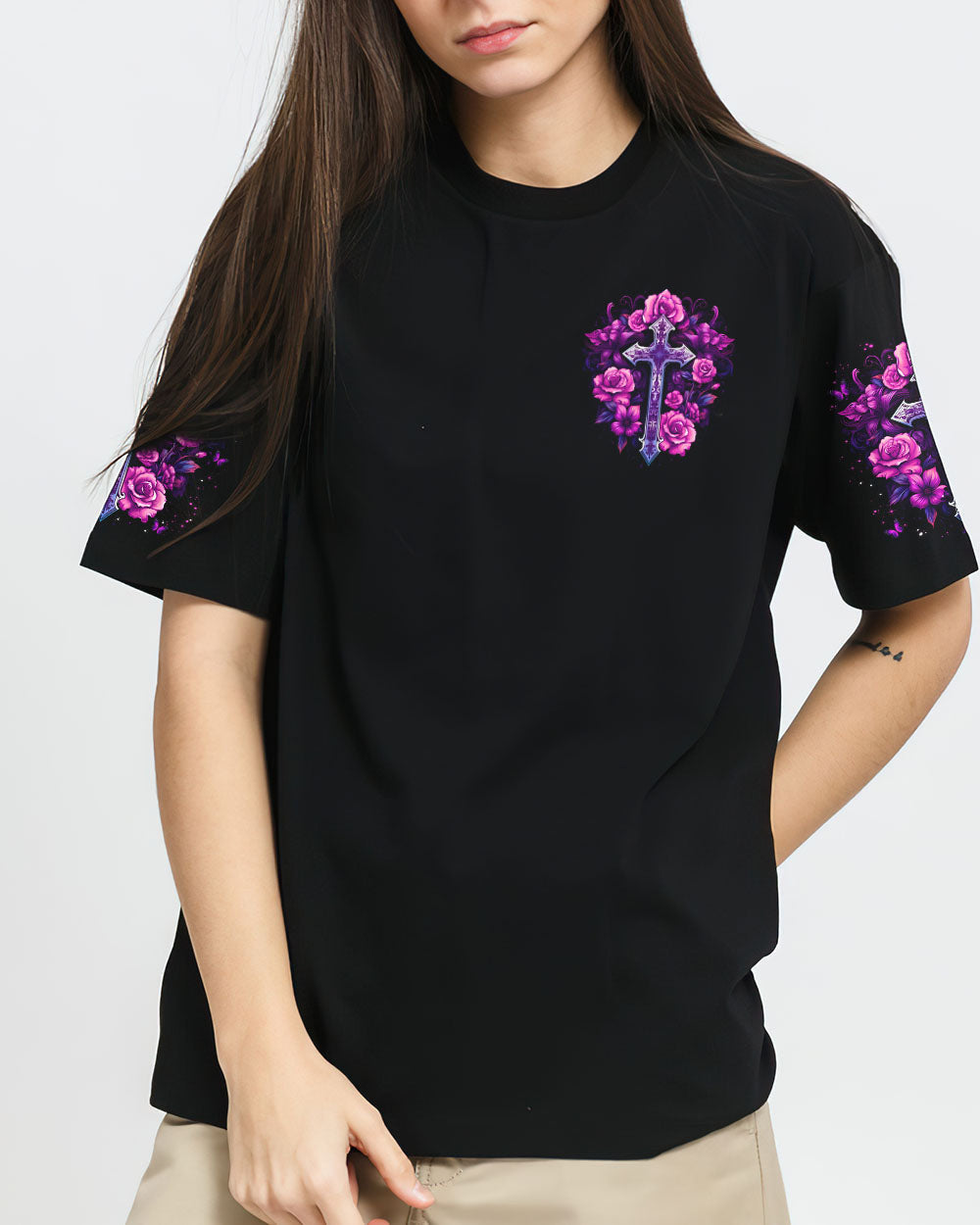 God Is Good Women's All Over Print Shirt - Tlno0408231, easychoo.com