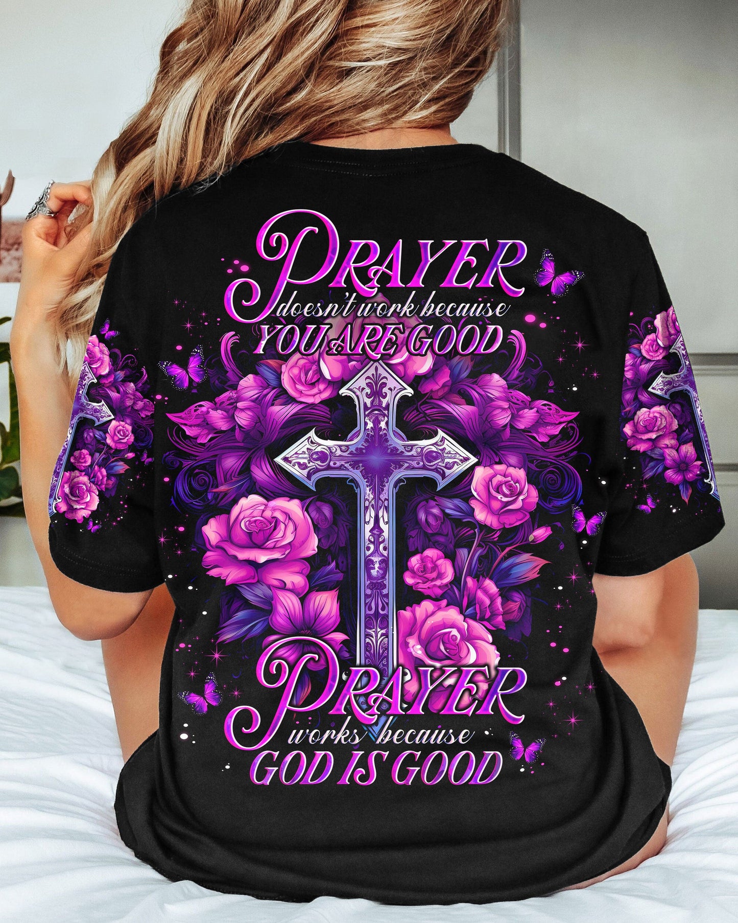 God Is Good Women's All Over Print Shirt - Tlno0408231, easychoo.com