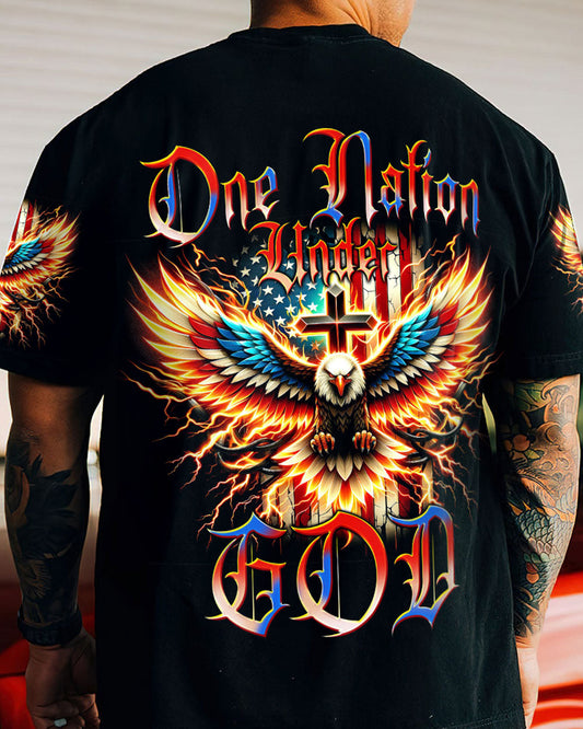 One Nation Under God Men's All Over Print Shirt - Tytm1106241, easychoo.com