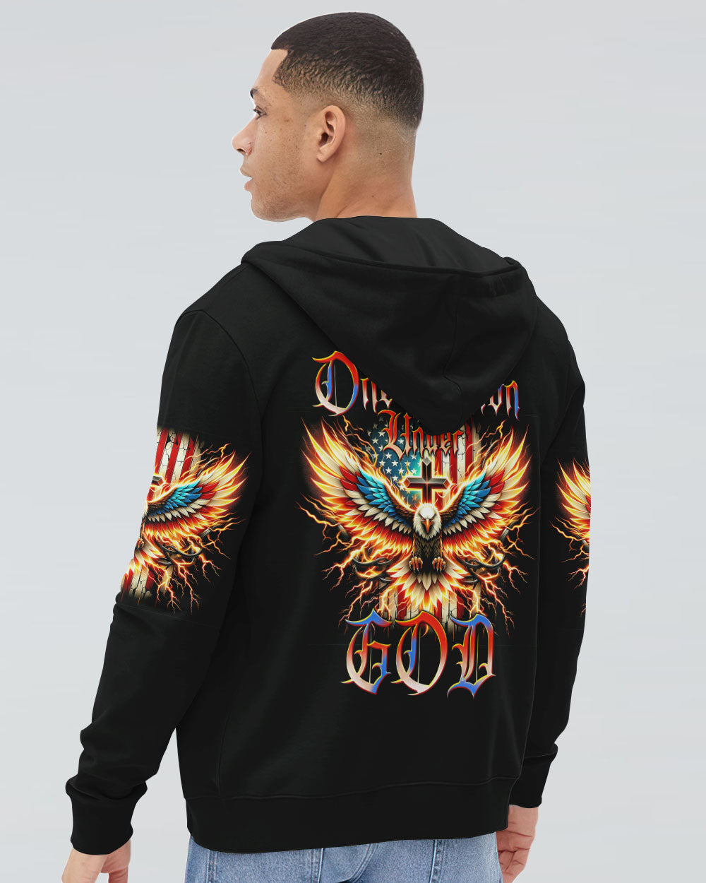 One Nation Under God Men's All Over Print Shirt - Tytm1106241, easychoo.com
