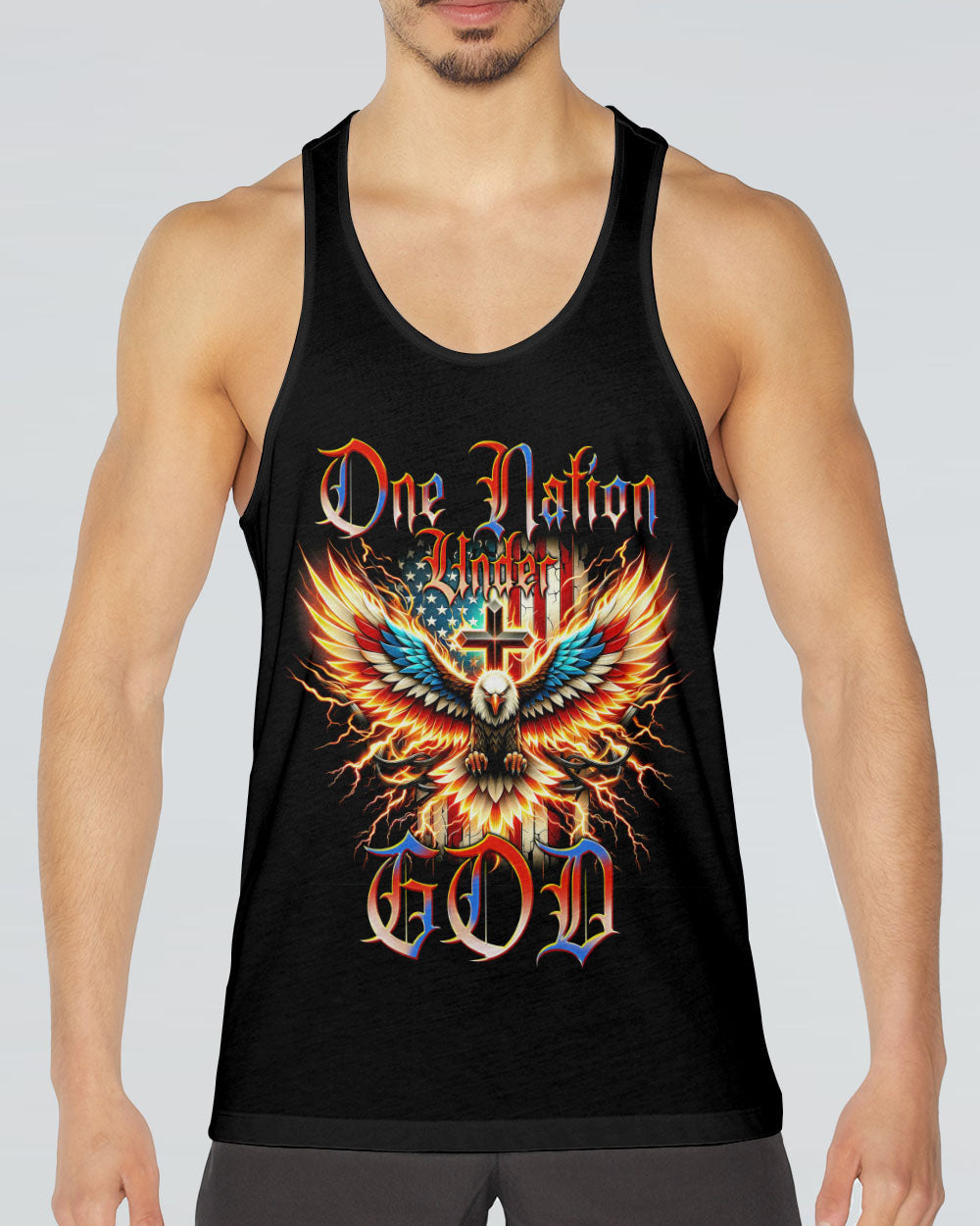 One Nation Under God Men's All Over Print Shirt - Tytm1106241, easychoo.com