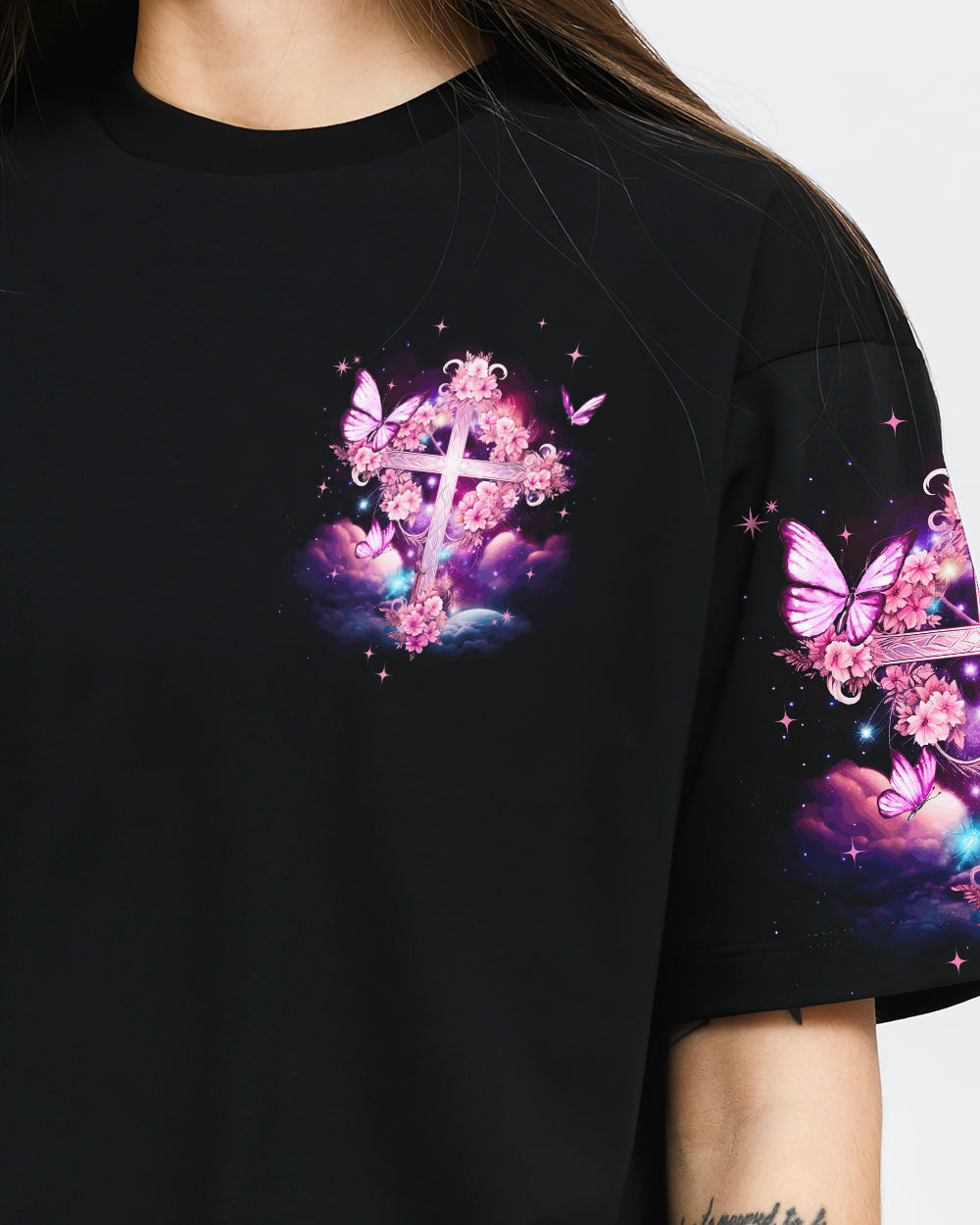 May Angels Watch Over You Women's All Over Print Shirt - Tyqy1410231, easychoo.com