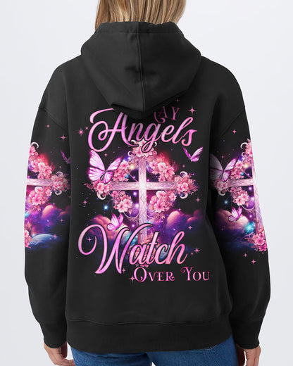 May Angels Watch Over You Women's All Over Print Shirt - Tyqy1410231, easychoo.com