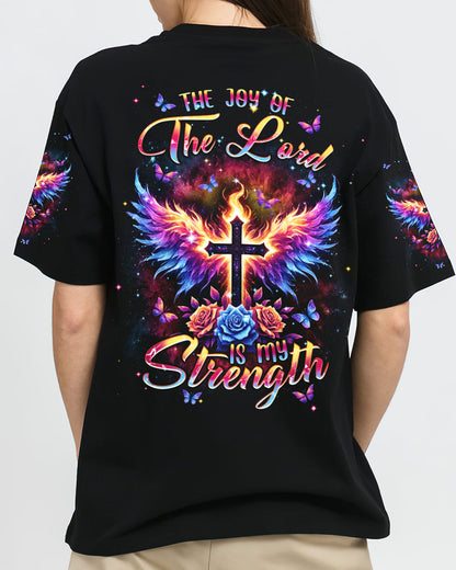 The Joy Of The Lord Cross Wings Women's All Over Print Shirt - Tlnt1206241, easychoo.com