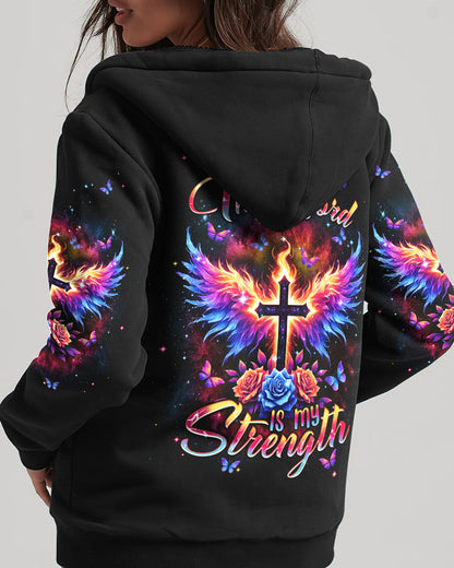 The Joy Of The Lord Cross Wings Women's All Over Print Shirt - Tlnt1206241, easychoo.com