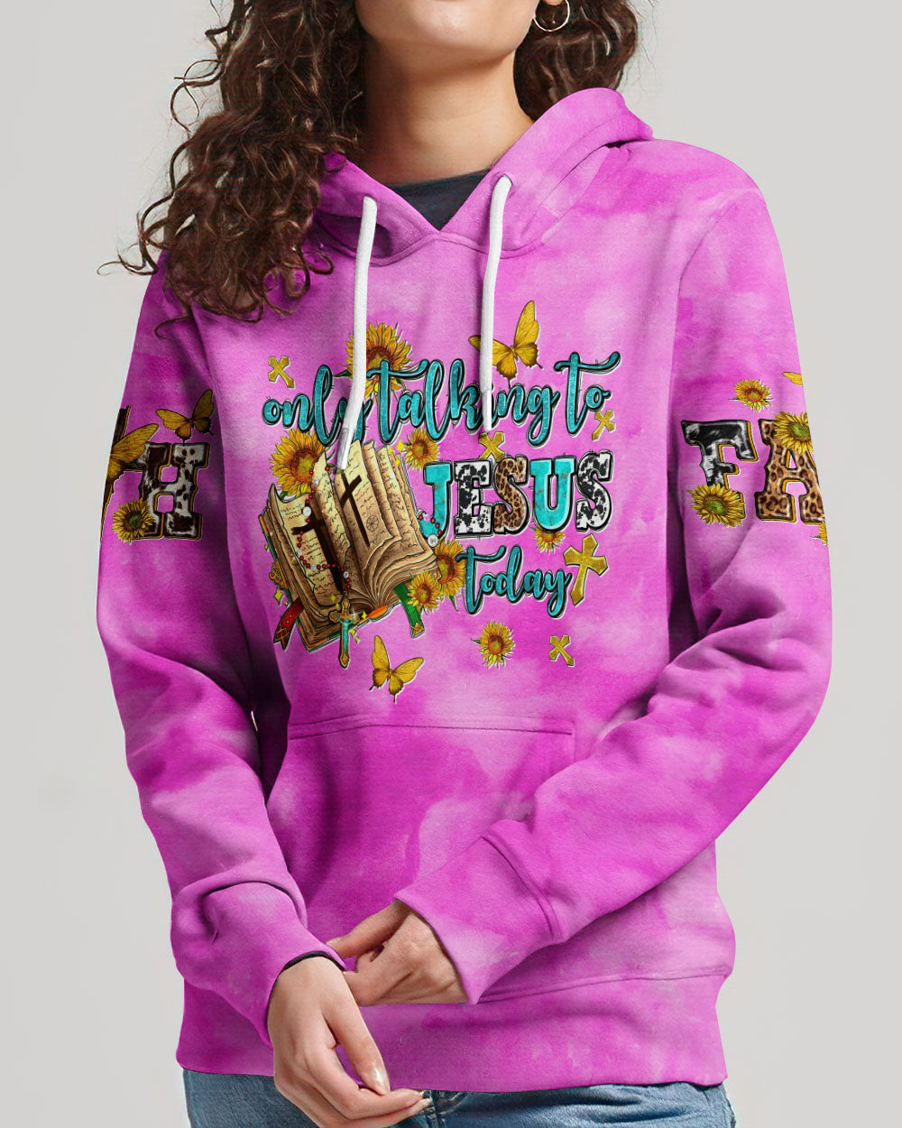 Only Talking To Jesus Today Women's All Over Print Shirt - Tltw1007234, easychoo.com