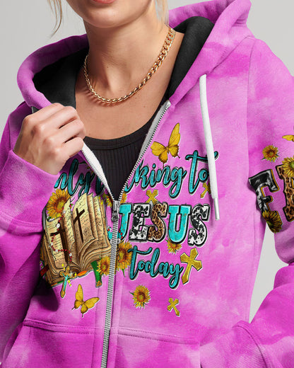 Only Talking To Jesus Today Women's All Over Print Shirt - Tltw1007234, easychoo.com