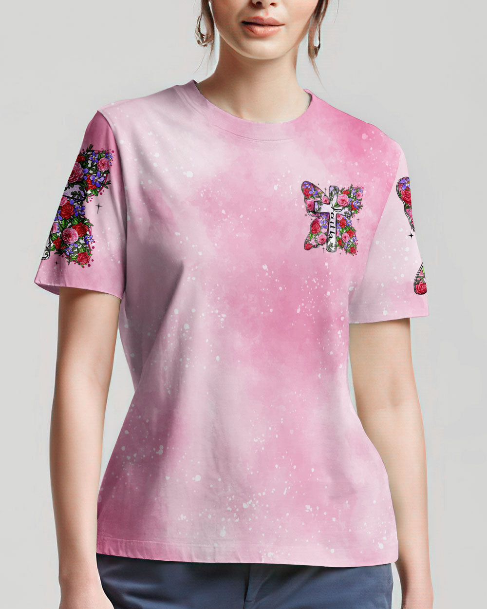 Thank You Lord Women's All Over Print Shirt - Tytm1007232, easychoo.com