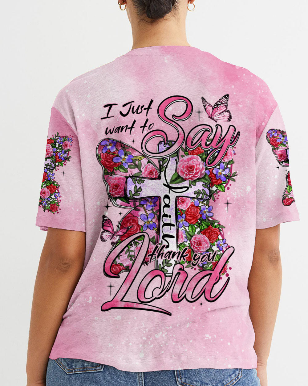 Thank You Lord Women's All Over Print Shirt - Tytm1007232, easychoo.com