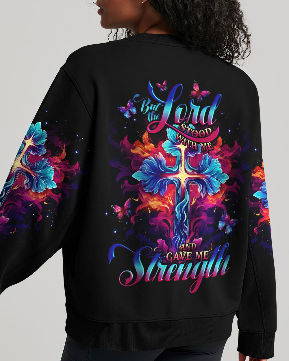 Lord Stood With Me Women's All Over Print Shirt - Tlno2408234, easychoo.com