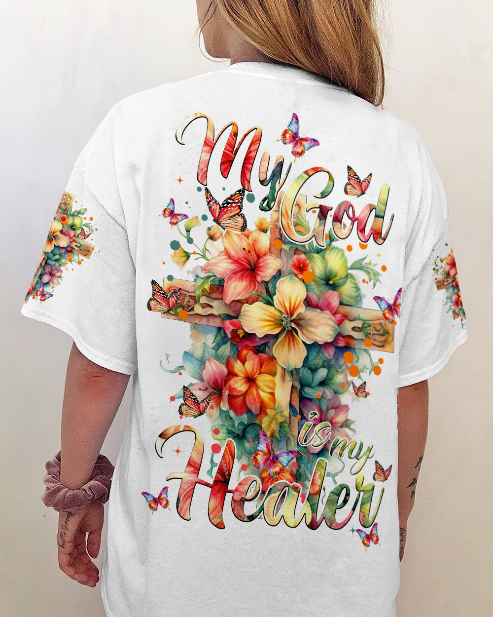 My God Is My Healer Women's All Over Print Shirt - Tytm1007233, easychoo.com