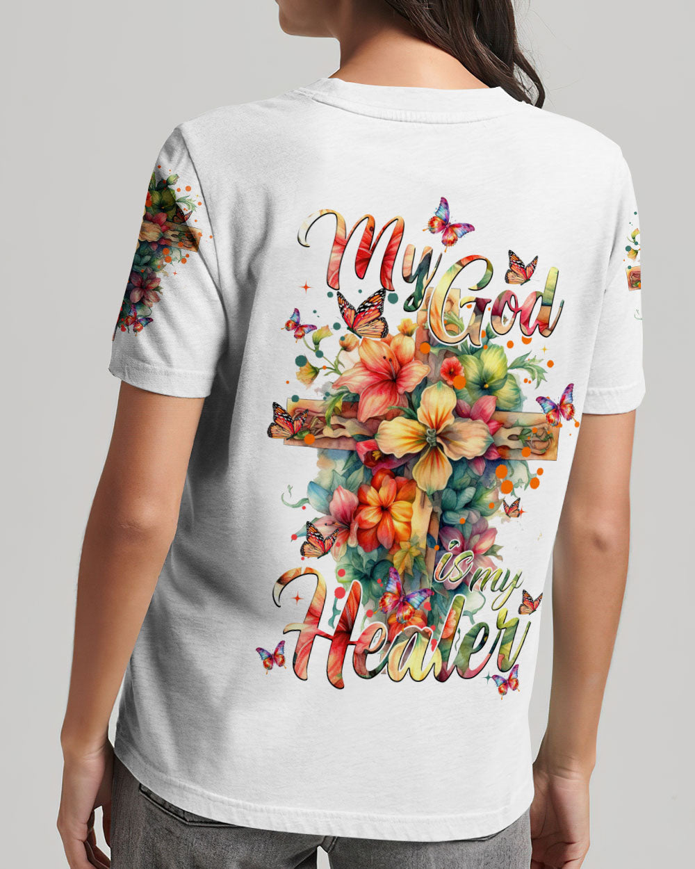 My God Is My Healer Women's All Over Print Shirt - Tytm1007233, easychoo.com