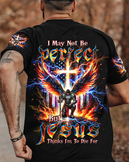 I May Not Be Perfect Warrior Men's All Over Print Shirt - Tltw0706244, easychoo.com