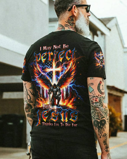 I May Not Be Perfect Warrior Men's All Over Print Shirt - Tltw0706244, easychoo.com