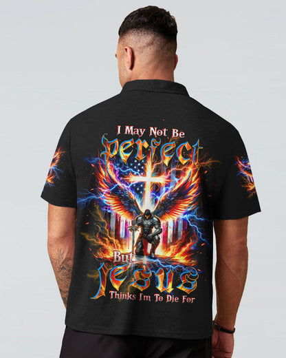 I May Not Be Perfect Warrior Men's All Over Print Shirt - Tltw0706244, easychoo.com