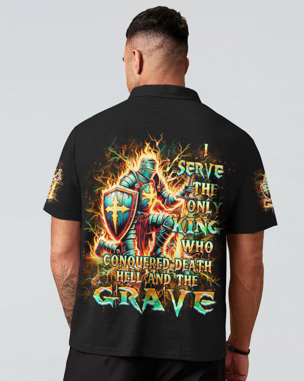I Serve The Only King Men's All Over Print Shirt - Yhhn0706241, easychoo.com