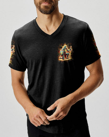 I Serve The Only King Men's All Over Print Shirt - Yhhn0706241, easychoo.com