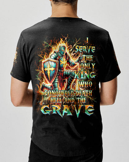 I Serve The Only King Men's All Over Print Shirt - Yhhn0706241, easychoo.com