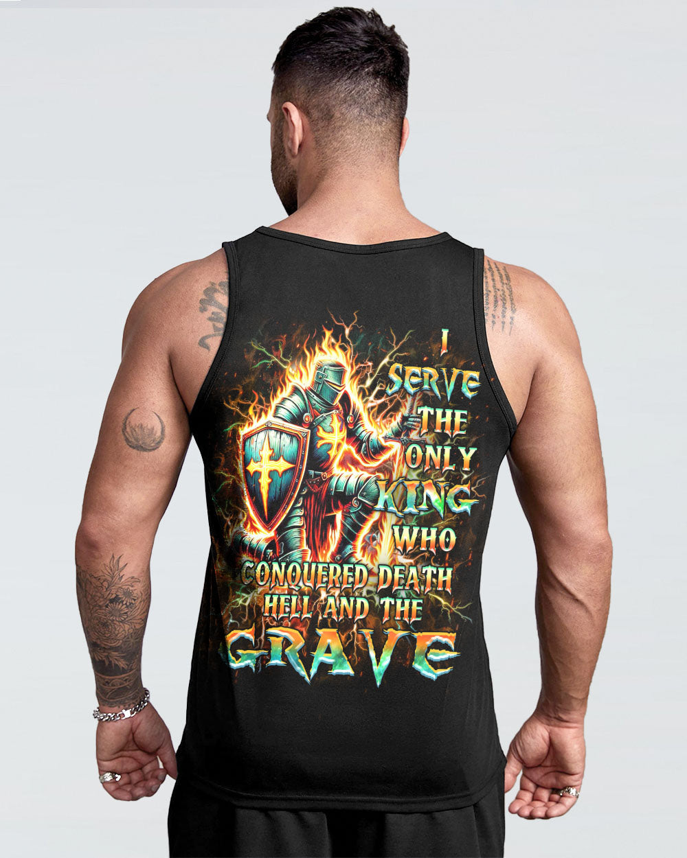 I Serve The Only King Men's All Over Print Shirt - Yhhn0706241, easychoo.com