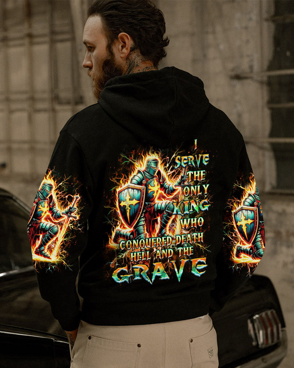 I Serve The Only King Men's All Over Print Shirt - Yhhn0706241, easychoo.com