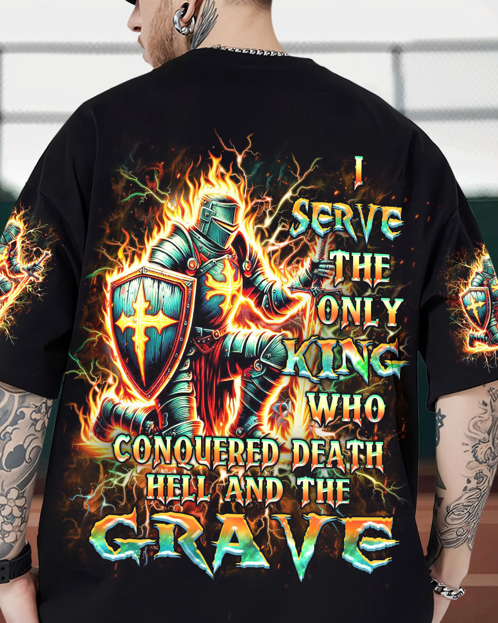 I Serve The Only King Men's All Over Print Shirt - Yhhn0706241, easychoo.com
