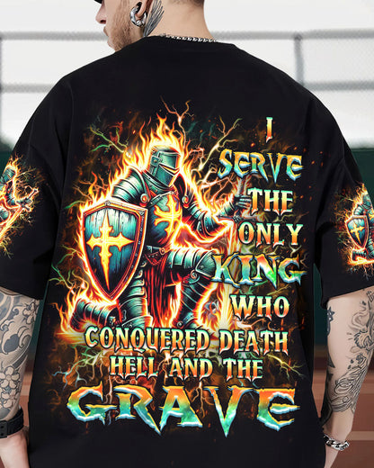 I Serve The Only King Men's All Over Print Shirt - Yhhn0706241, easychoo.com
